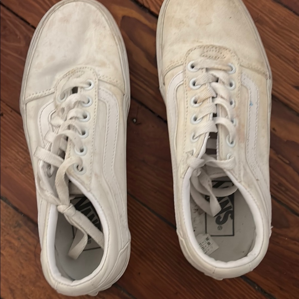Vans Woman's White Sneakers